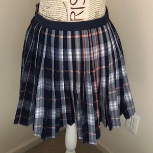 Silence + Noise Plaid Pleated Skirt Women’s Small